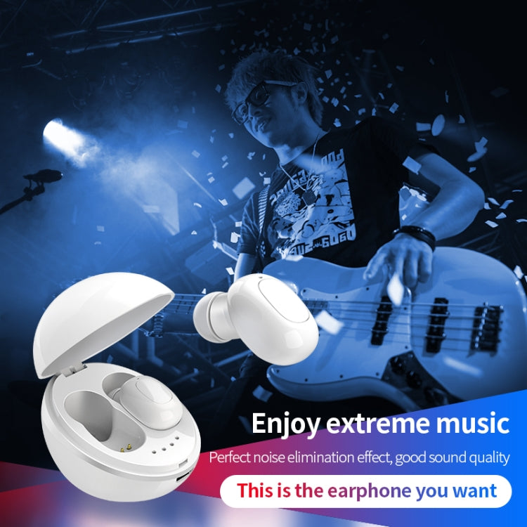Écouteurs Bluetooth sans fil A10 TWS en forme de capsule spatiale avec boîtier de chargement magnétique et cordon, prise en charge des appels HD et couplage automatique Bluetooth, noir, noir et blanc, blanc, blanc et noir